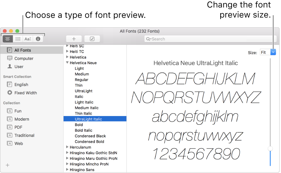 Choose A Right Font